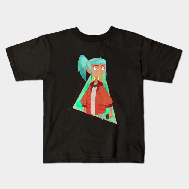 Oxenfree Alex Kids T-Shirt by LemonyKleonella